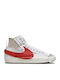 Blazer Mid '77 Jumbo Ανδρικά Μποτάκια White / Rattan / Habanero Red