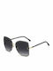 Jimmy Choo Women's Sunglasses with Gold Metallic Frame and Black Gradient Lenses LETI S 2M2 9O