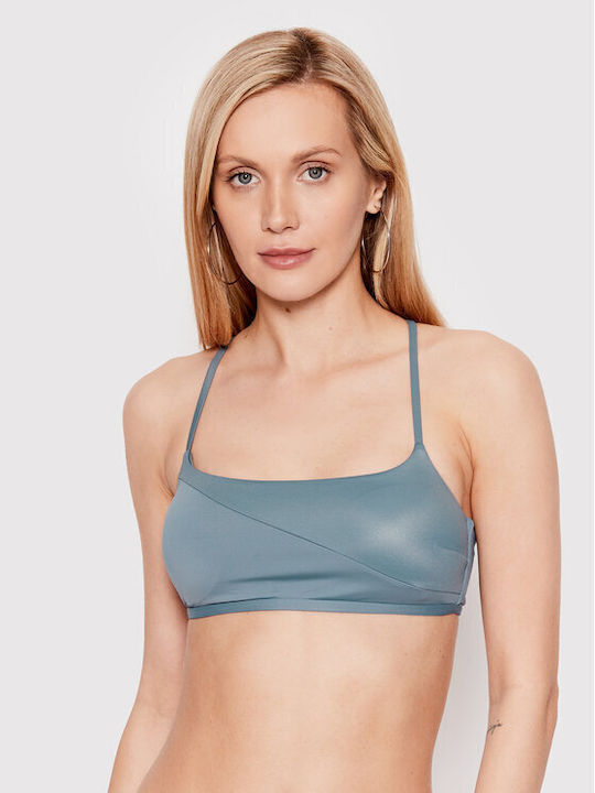 Bikini Sutien sport cu burete Albastru deschis