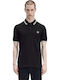 Polo Short Sleeve Blouse Black