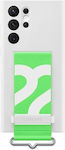 Samsung Silicone Cover with Strap Silicone Back Cover White (Galaxy S22+ 5G)