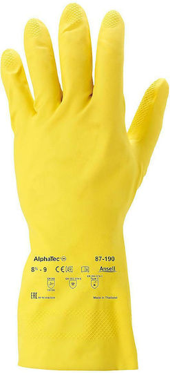 Ansell Alphatec 360160 Gloves for Work Yellow 1pcs