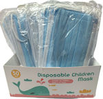 Disposable Surgical Mask Type II Kids 4-12 years Blue 50pcs