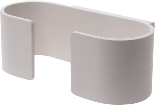 Geyer Wall-Mounted Outdoor Ceiling Light LED IP54 6W with Warm White Light 20x70x7εκ.