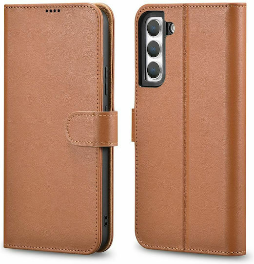 iCarer Haitang Wallet Δερμάτινο Καφέ (Galaxy S22+ 5G)