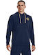 Under Armour Project Rock Men's Sweatshirt with Hood and Pockets Navy Blue