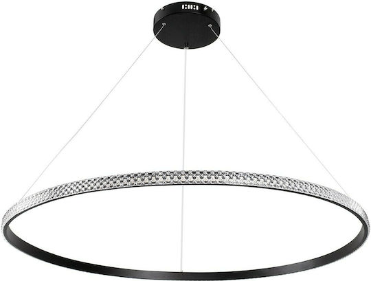 GloboStar Diamond Pendant Light Black 106x106cm