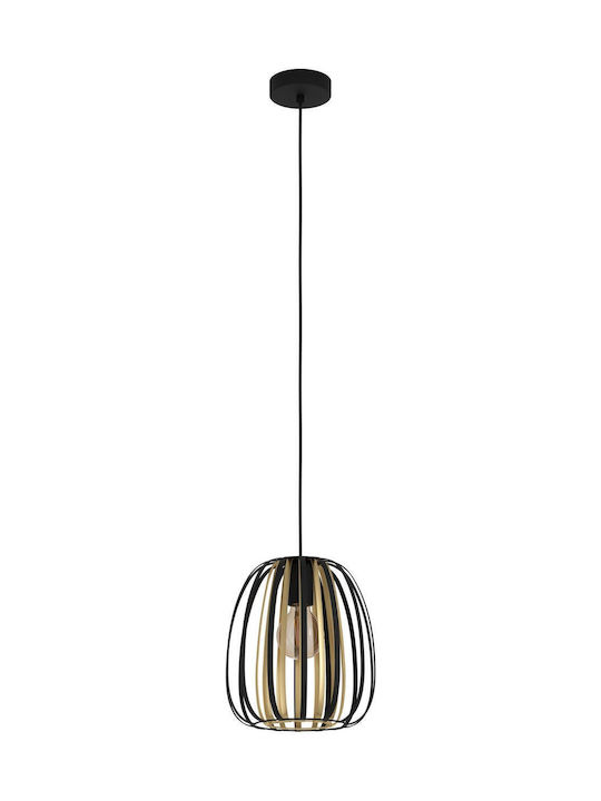 Eglo Encinitos Pendant Light Single-Light for Socket E27 Black