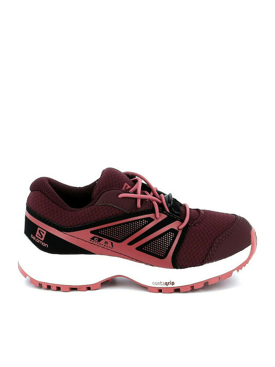 Sense Waterproof Kids Sports Shoes Running with Laces Purple