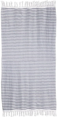 Inart Ble Beach Towel Cotton Gray 180x90cm.