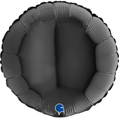 Balon Folie Rotund Negru 46buc