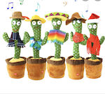 Plush Cactus with Motion & Sound (Various Designs) 1pc