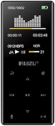 Ruizu D29 MP3 Player (16GB) με Οθόνη TFT 1.8" Μαύρο