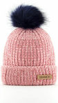 Sinner Connor Ribbed Beanie Cap Pink SIWE-355-70