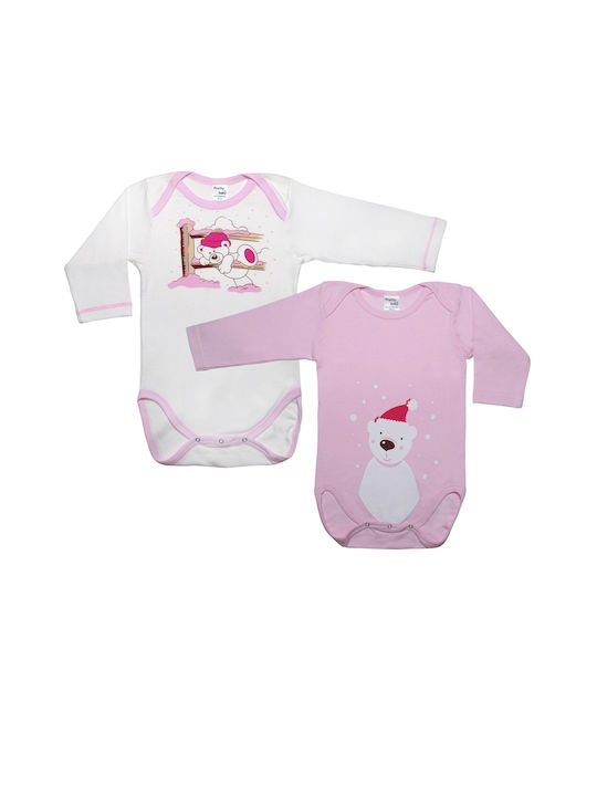 Pretty Baby Baby Bodysuit Underwear Set Long-Sleeved Multicolour