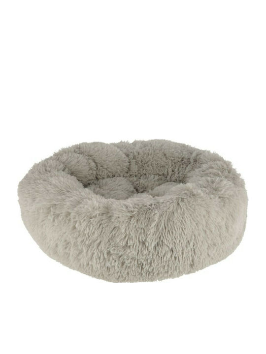 Kerbl Cosy Fluffy Poof Dog Bed Gray 60x60cm