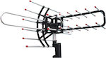 950TG Outdoor TV Antenna (without power supply) Black Connection via Coaxial Cable