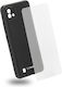 Egoboo Back Cover Silicone Set with Glass Cloudy (Realme C11 2021) RC11TPUBLKGL