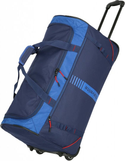 Travelite Basics Active Sack Voyage 86lt Blue with Wheels Fabric L71xW36xH35cm