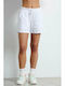 Women's High-waisted Sporty Shorts White