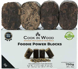 Cook in Wood Oak BBQ Smoking Chunks 200gr 4pcs