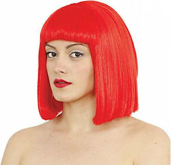 Carnival Wig Square Red