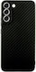 Volte-Tel Carbon Camera Protective Umschlag Rückseite Silikon Schwarz (Galaxy S22 5G)