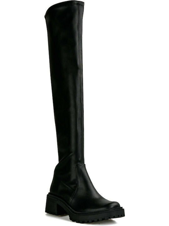 Women's Boots Over the Knee Black