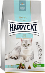 Happy Cat Adult Light Ξηρά Τροφή για Ενήλικες Γάτες με Πουλερικά / Σολομό 10kg