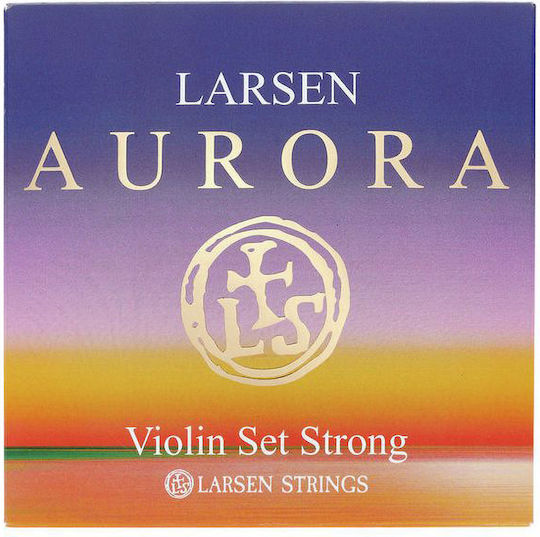 Larsen Single Synthetic Core String for Violin 4/4 7/8 Aurora Violin Set D Aluminum Strong