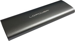LC-Power Case for Hard Drive M.2 PCI Express / SATA III with Connection USB 3.2 Type-C