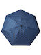 Pierre Cardin Winddicht Regenschirm Kompakt Blau