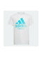 Adidas Kinder-T-Shirt Weiß