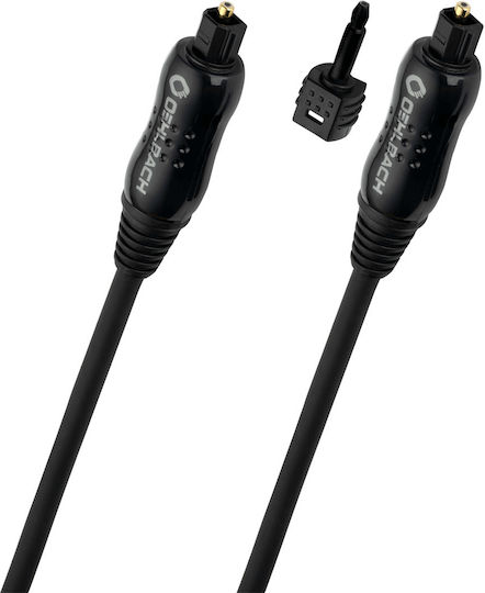 Oehlbach Optical Audio Cable TOS male - TOS male Μαύρο 1.5m (AUD-11900)