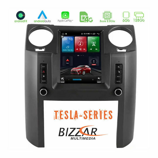 Bizzar Ηχοσύστημα Αυτοκινήτου για Land Rover Discovery / Freelander / Range Rover Sport L359 2004-2009 (Bluetooth/USB/AUX/WiFi/GPS/Apple-Carplay/Android-Auto/CD) με Οθόνη 9.7"
