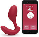 Aneros Vivi Vibrator Iepurele cu Telecomandă Roșu