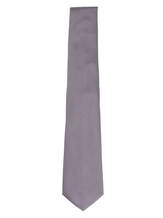 Hugo Silk Men's Tie Monochrome Silver