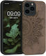 KWmobile Back Cover Ξύλινο Rising Sun / Dark Br...