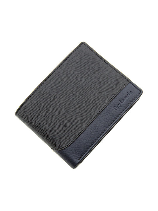 Guy Laroche Men's Leather Wallet with RFID Black