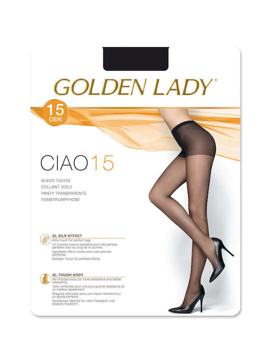 GOLDEN LADY CIAO 15 Den 36NUR Beige/Melone Strumpfhose