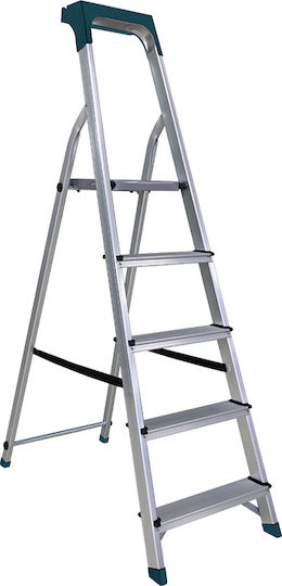 Bormann Pro BHL9005 Ladder Aluminum with 4+1 Steps 178cm