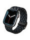 Uniq Aspen Braided Λουράκι Υφασμάτινο Obsidian Blue (Apple Watch 42/44/45mm)