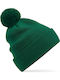 Snowstar Knitted Beanie Cap Bottle Green