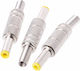 Muzik Stecker DC männlich Silber (XS-P001)