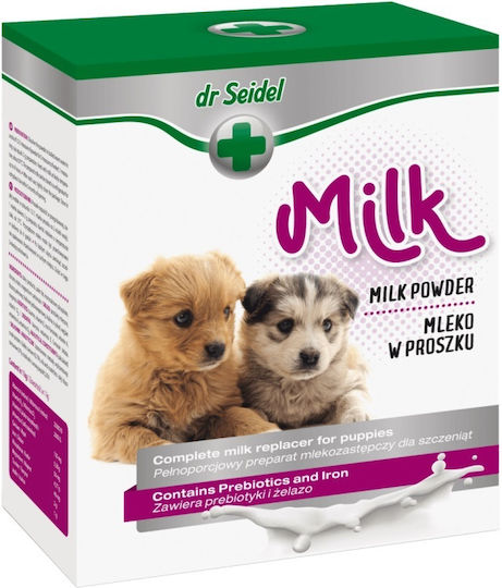 dr Seidel Replacement Milk for Puppies with Bottle Мляко за кучета в прах 300гр за укрепване на организацията