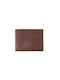 Aeronautica Militare Men's Leather Wallet with RFID Brown