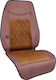 Autoline Heated Car Seat Back 1pcs Velvet