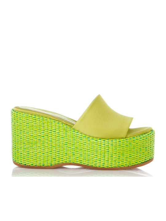 Platforme Dama Tip Slip On Verzi