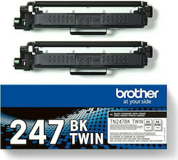 Brother TN-247BK Оригинален Мултипак Тонер Черен Висока Доходност 2 Бройки Brother TN-247BK Оригинален Мултипак Тонер Черен Висока Доходност 2 Бройки