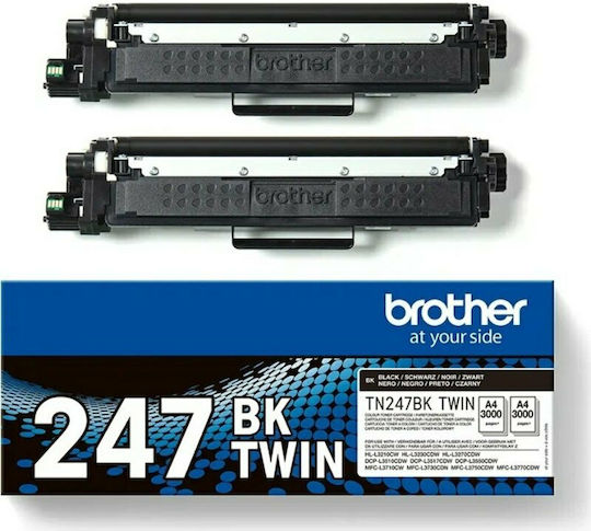 TN-247BK Original Multipack Toner Laser Printer Negru Randament ridicat 2buc (TN-247BKTWIN)
